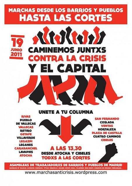 La marcha sobre Madrid, (2ª parte), La oculta cara roja del 19J.