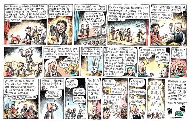 Entrevista dibujada: Les Luthiers por Liniers