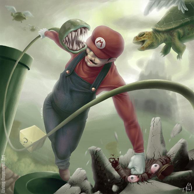 Mario Bros illustrations