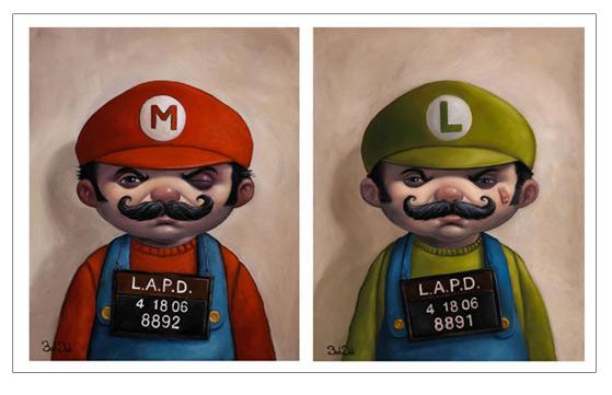 Mario Bros illustrations