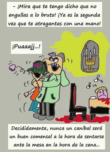 Pon un estrangulador a la hora de la cena.