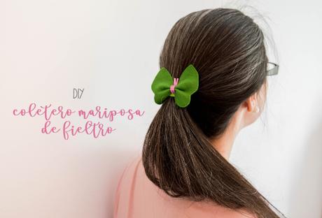 DIY: Coletero mariposa de fieltro