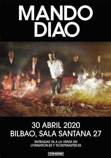 Concierto de Mando Diao en Bilbao el 30 de abril