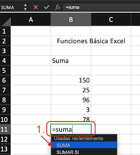 Tutorial - Funciones básicas Excel