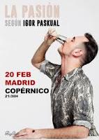 Concierto de Igor Paskual en Sala Copérnico