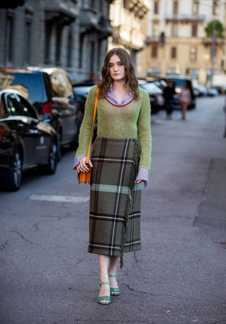 Falda Lapiz Cuadros Escoceses