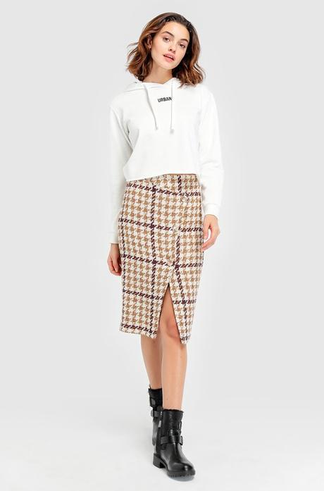 Falda Lapiz Cuadros Escoceses