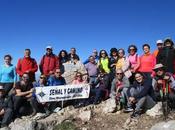 Señal Camino Sierras Grazalema Aracena.