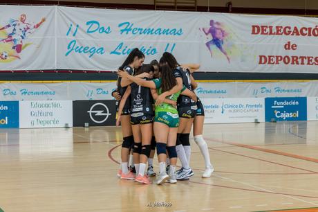 Derrota de Cajasol Juvasa Voley frente IBSS CV CCO 7 Palmas por 3-1