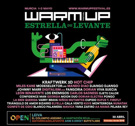 Miles Kane y Django Django cierran el cartel de WARM UP Estrella de Levante 2020
