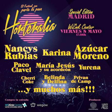 Horteralia Madrid 2020: Azúcar Moreno, Karina, Nancys Rubias, Paco Clavel, Yurena, María Jesús y su acordeón...