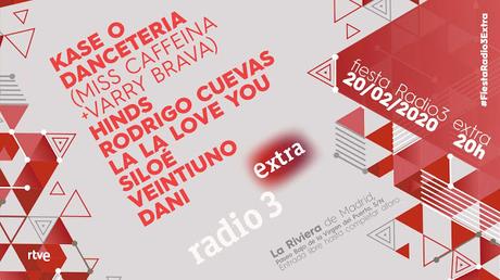 Fiesta gratis de Radio 3 Extra en La Riviera con Kase.O, Dancetería, Hinds, Rodrigo Cuevas, La La Love You, Siloé, Veintiuno y Dani