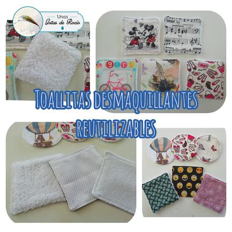 Toallitas desmaquillantes reutilizables. Toallitas desmaquillantes reutilizables.