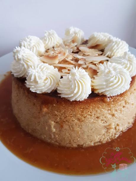 FLAN DE COCO Y DULCE DE LECHE