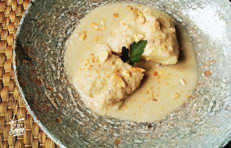 Merluza en salsa de almendras Merluza en salsa de almendras