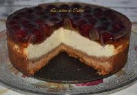 Tarta de queso y uvas Tarta de queso y uvas