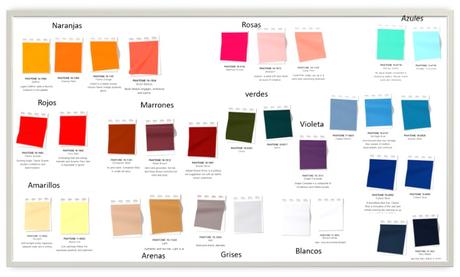 Este es mi primer acercamiento a la paleta, agruparlos por color. Después los extraigo a mis propios iconos de temporada. Tendencias de colores para esta Primavera – Verano 2020 según Pantone