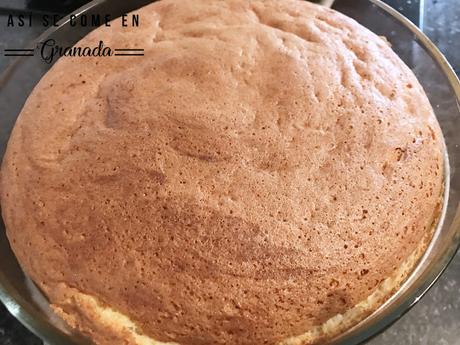 Tarta de queso esponjosa sin gluten ni lactosa