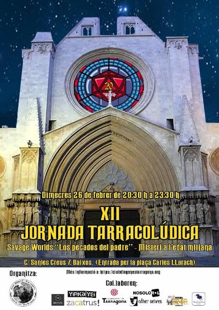 Cartel de la  XII Jornada Tarracolúdica (26/02)