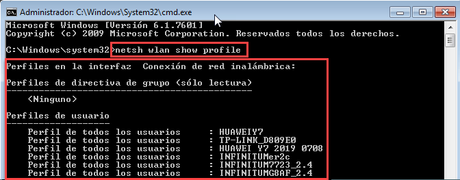Ver las contraseñas de las redes wifi almacenadas en tu ordenador Ver las contraseñas de las redes wifi almacenadas en tu ordenador