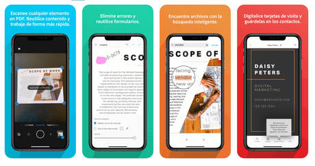Aplicaciones móviles para escanear y digitalizar documentos