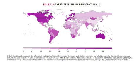 Democracia comparable (4). V-Dem annual Democracy Report 2018