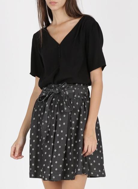 Falda Lunares Corta Falda Lunares Corta
