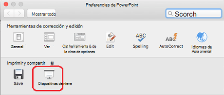 Como desactivar la vista de moderador de PowerPoint en Mac