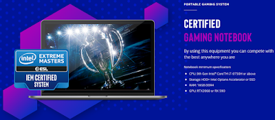 Perfiles de las computadoras certificadas para los Intel Extreme Master (2020) Perfiles de las computadoras certificadas para los Intel Extreme Master (2020)