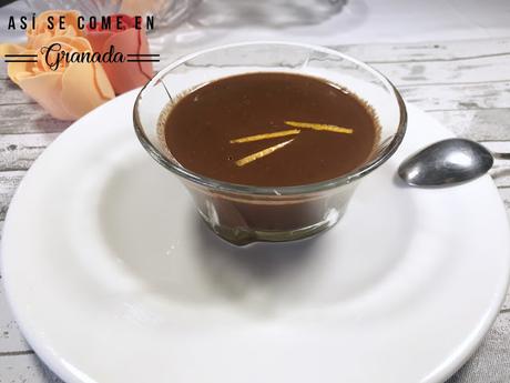 Crema de naranja y chocolate sin azúcar