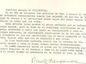 carta Vicente Aleixandre