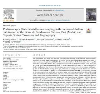 Nuevas especies de colémbolos en el Parque Nacional de Guadarrama Nuevas especies de colémbolos en el Parque Nacional de Guadarrama