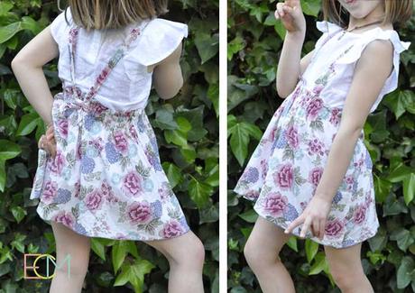 Patron Falda Con Tirantes Nina