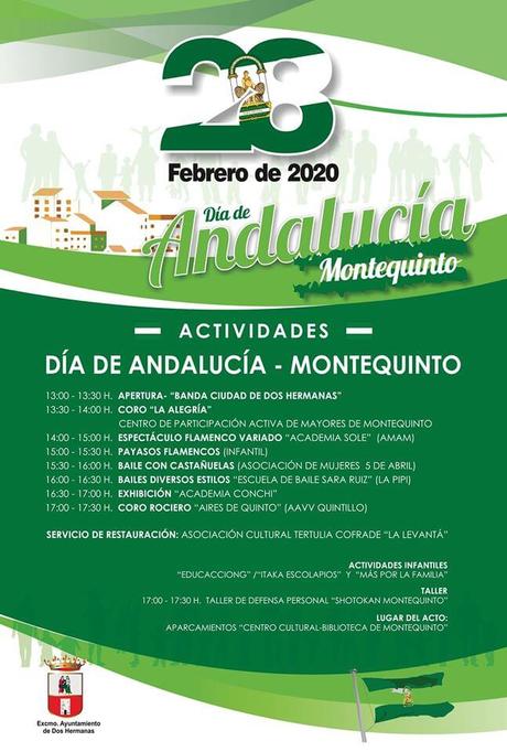Día de Andalucía en Montequinto: programa de actividades 2020