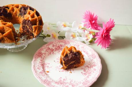 Bundt Cake Vegano de Chocolate y Naranja