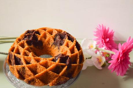 Bundt Cake Vegano de Chocolate y Naranja