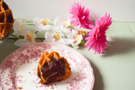 Bundt Cake Vegano de Chocolate y Naranja