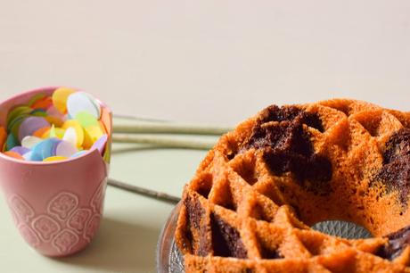 Bundt Cake Vegano de Chocolate y Naranja