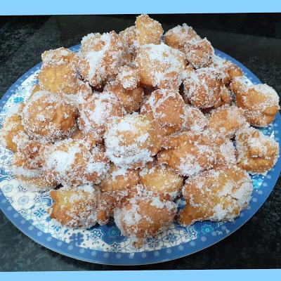 BUÑUELOS DE VIENTO CON HARINA  RINCÓN DEL SEGURA