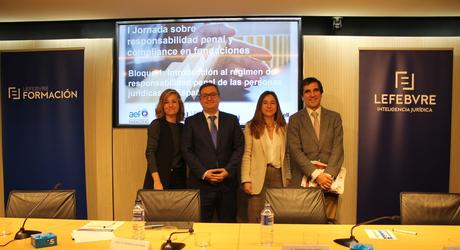 Lefebvre organiza una jornada para el análisis de responsabilidad penal y cumplimiento en las fundaciones Lefebvre organiza una jornada para el análisis de responsabilidad penal y cumplimiento en las fundaciones