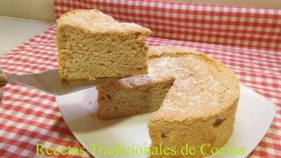 Cómo hacer un bizcocho nube muy esponjoso y ligero sin levadura (pa de pessic)