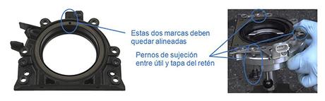 Retén del cigüeñal con rueda fónica del grupo VAG