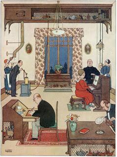 William Heath Robinson el ilustrador de los aparatos complicados para hacer cosas simples.