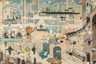 William Heath Robinson el ilustrador de los aparatos complicados para hacer cosas simples.