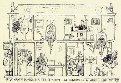 William Heath Robinson el ilustrador de los aparatos complicados para hacer cosas simples.