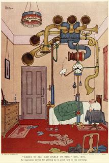 William Heath Robinson el ilustrador de los aparatos complicados para hacer cosas simples.