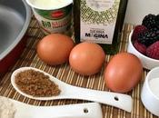 Receta bizcocho yogurt frutos rojos.