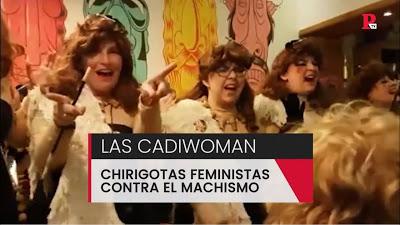 “Cadiwoman”, las chirigoteras feministas contra el machismo del carnaval de Cádiz.