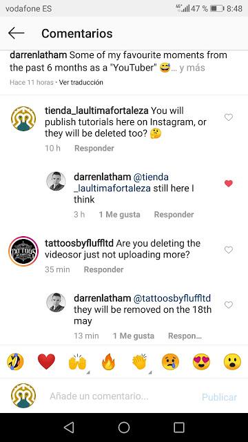 El canal de Darren Latham tiene fecha de cierre confirmada