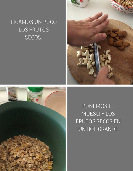 preparación-barritas-de-cereales-y-frutos-secos-saludables-sin-azúcar